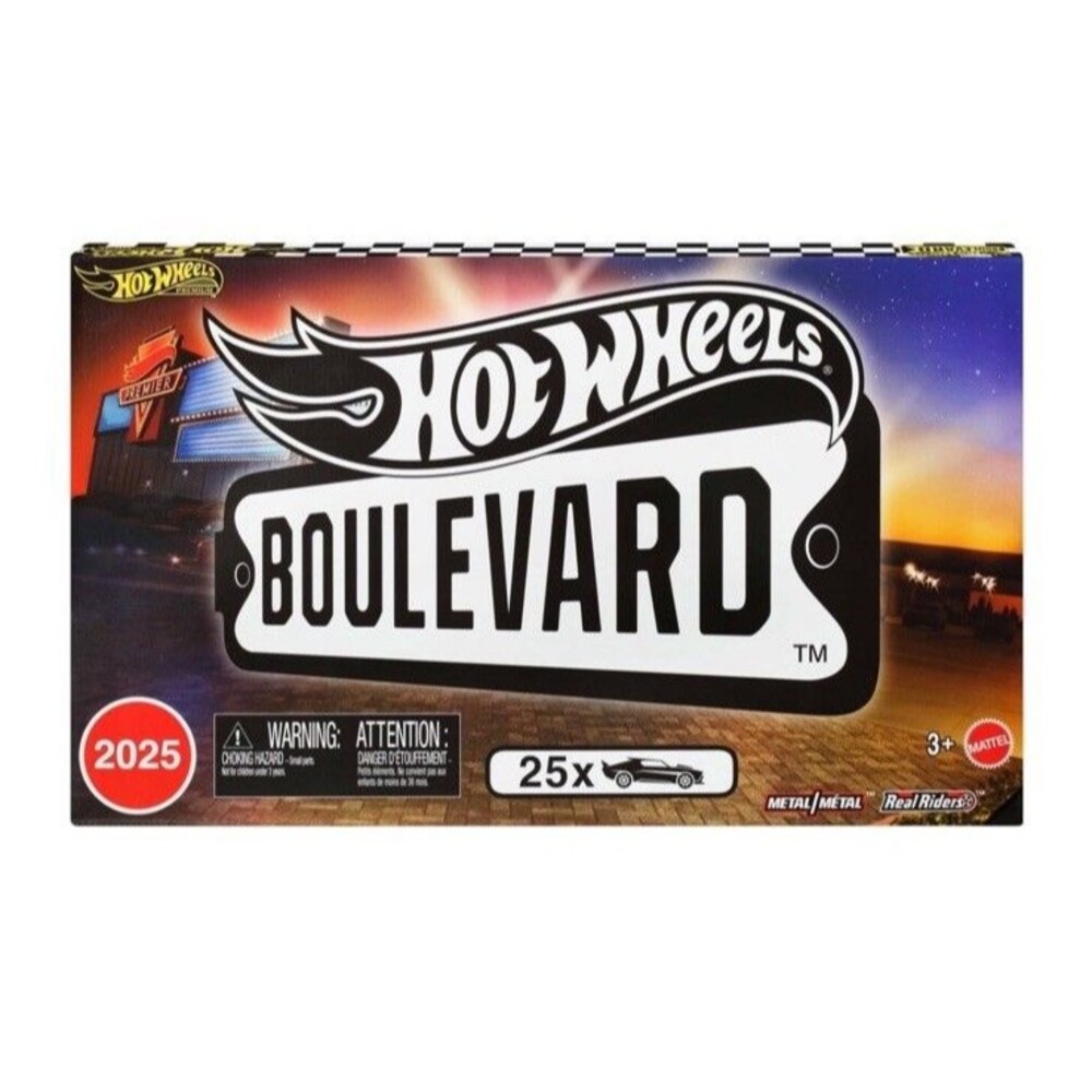 Hot Wheels Boulevard 25-Car Factory Set 2025 Car Box Set